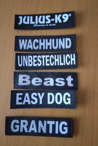 Klettsticker für julius - klettsticker, k9