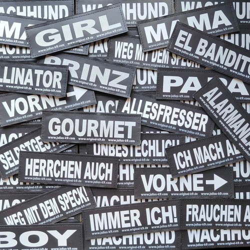 Julius klettsticker - julius, k9