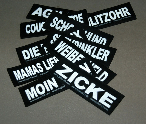 Julius klettlogo x 11cm - klettlogo,
